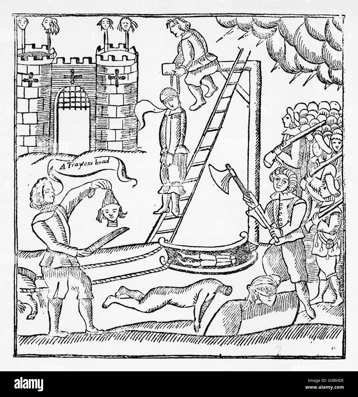 Execution by hanging date Banque de photographies et d’images à haute