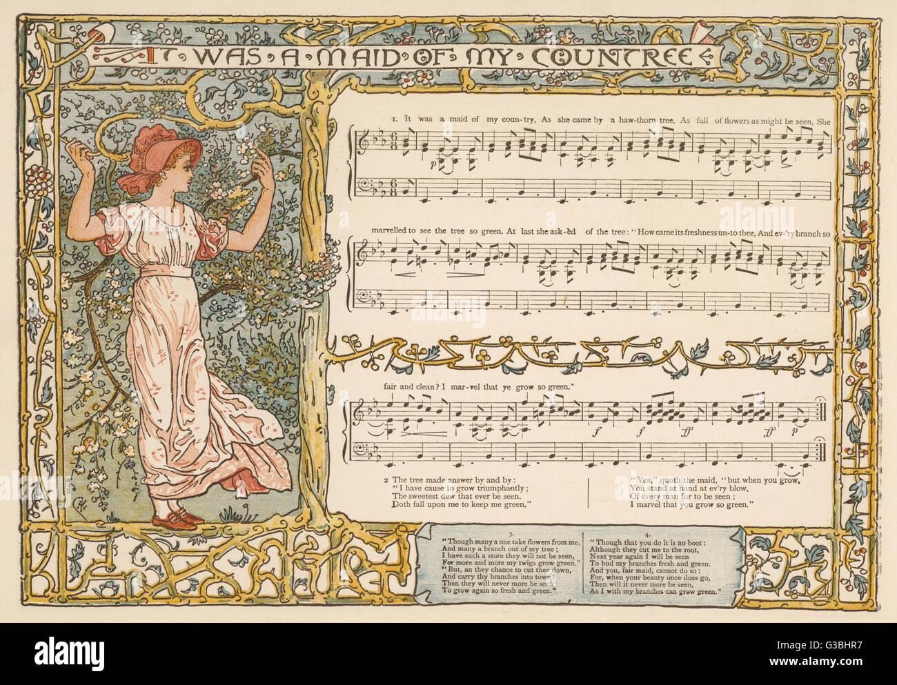 Walter Crane Music Banque D'Images