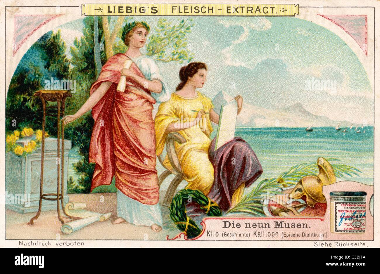 Calliope Et Clio Banque d