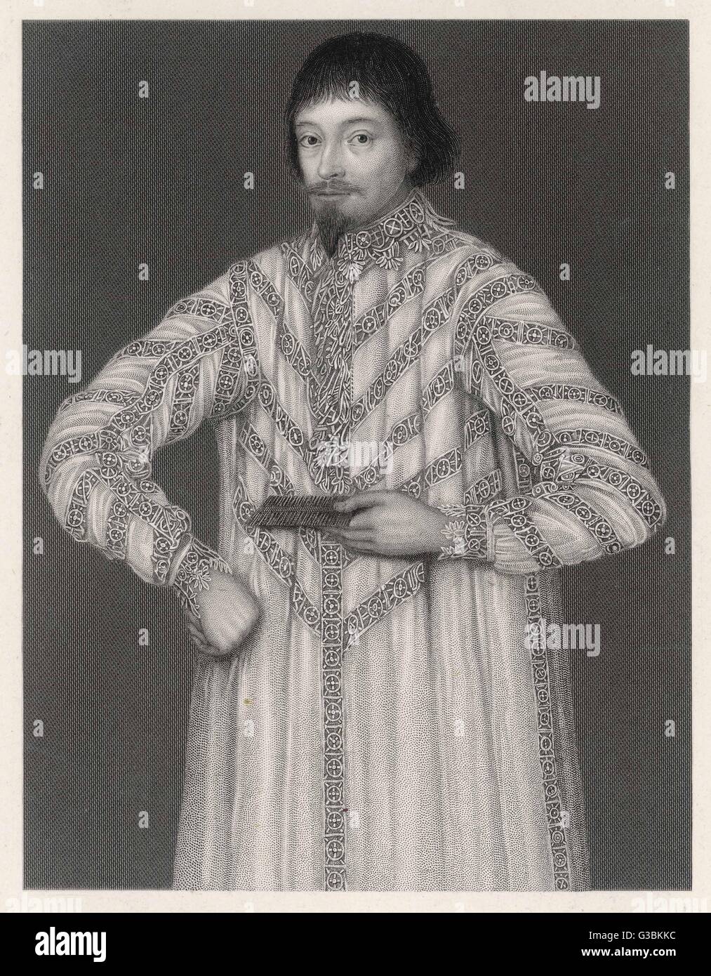 Sir John Eliot homme d'État et député opposé à Le Roi Charles I et a été emprisonné dans la Tour de Londres Date : 1592 - 1632 Banque D'Images