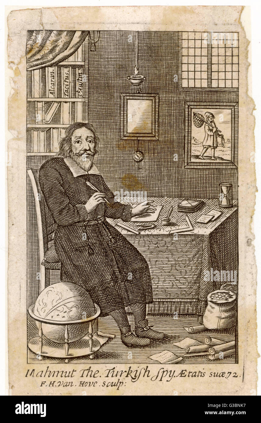 L'ESPION TURC 17TH C. Banque D'Images