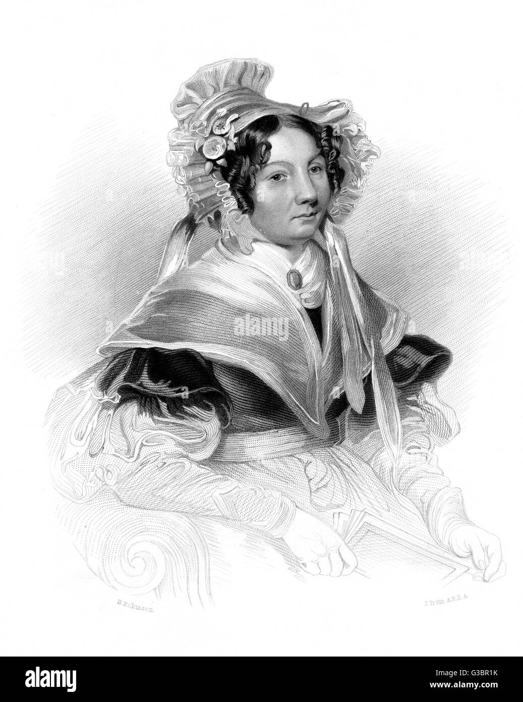 MME THOMSON, BRÛLE FRIEN Banque D'Images