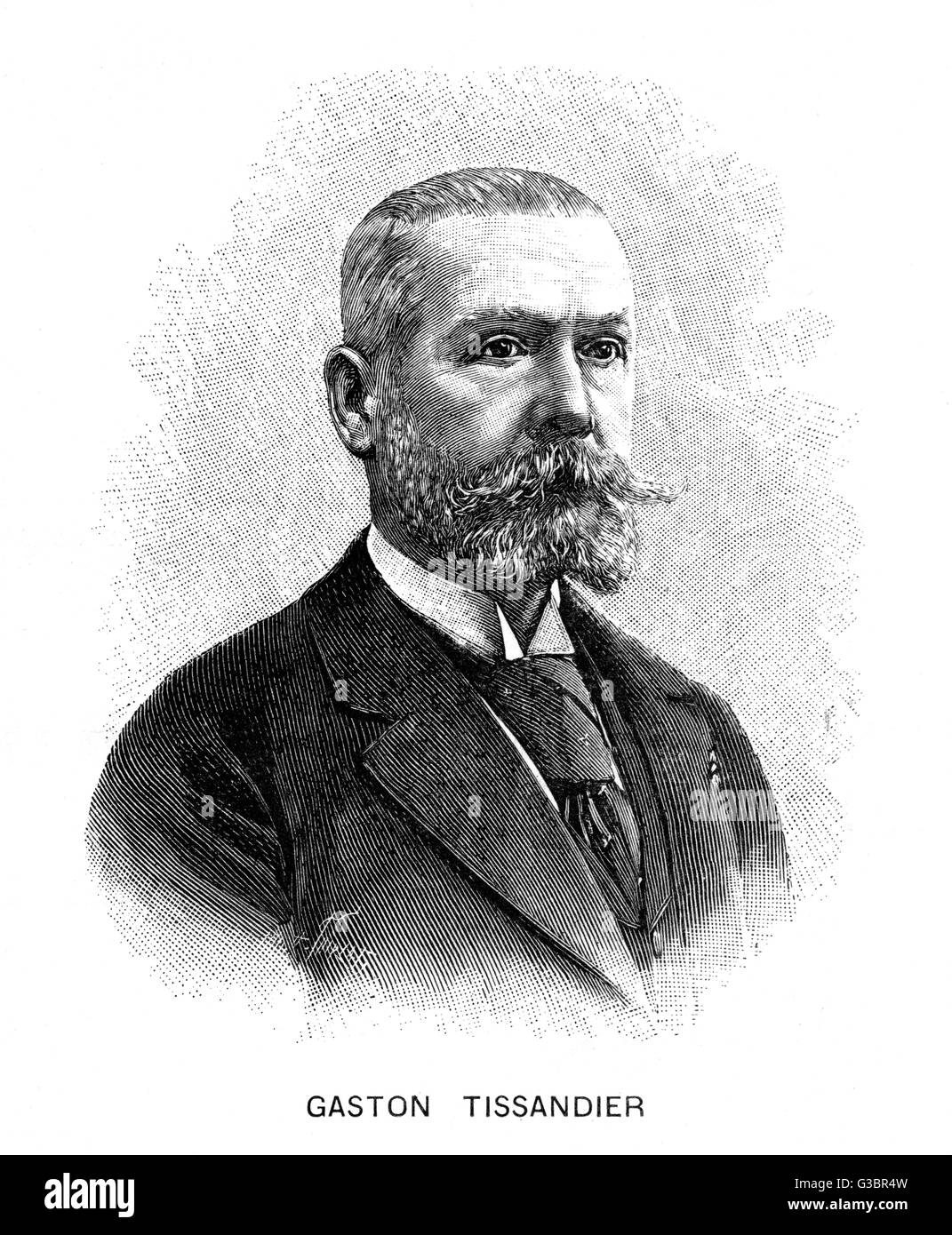 GASTON TISSANDIER Banque D'Images