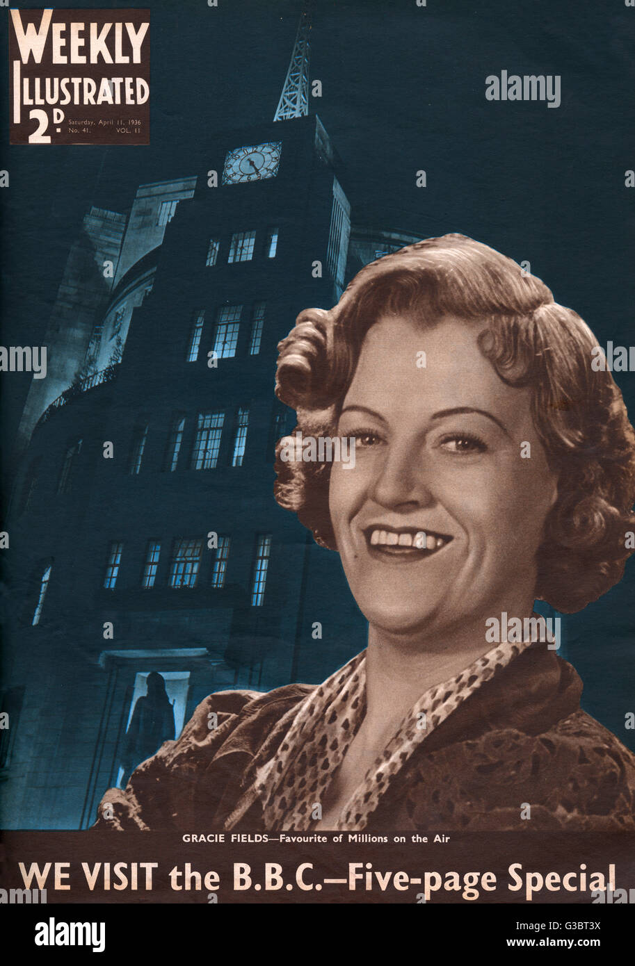 Gracie Fields, chanteuse et actrice anglaise Banque D'Images