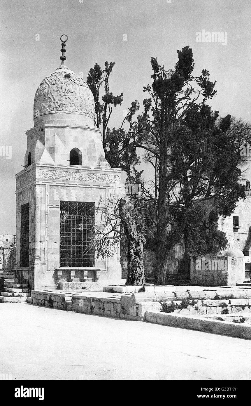 Lieu du Temple, Sebil Kait Bey, Jérusalem Banque D'Images