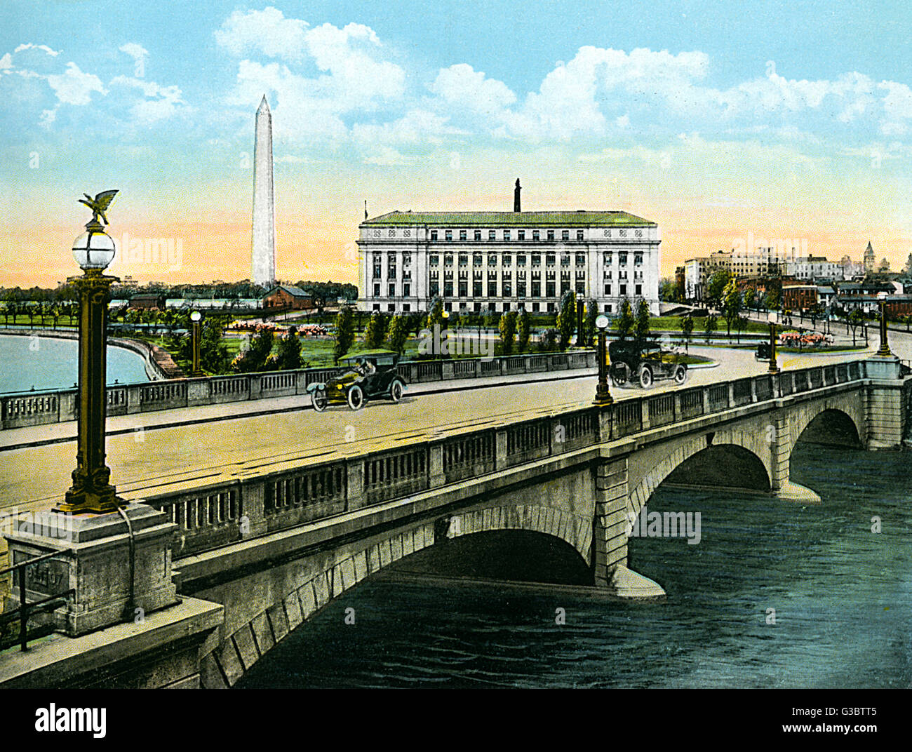 Washington DC, États-Unis - entrée de la ville depuis la Virginie Banque D'Images
