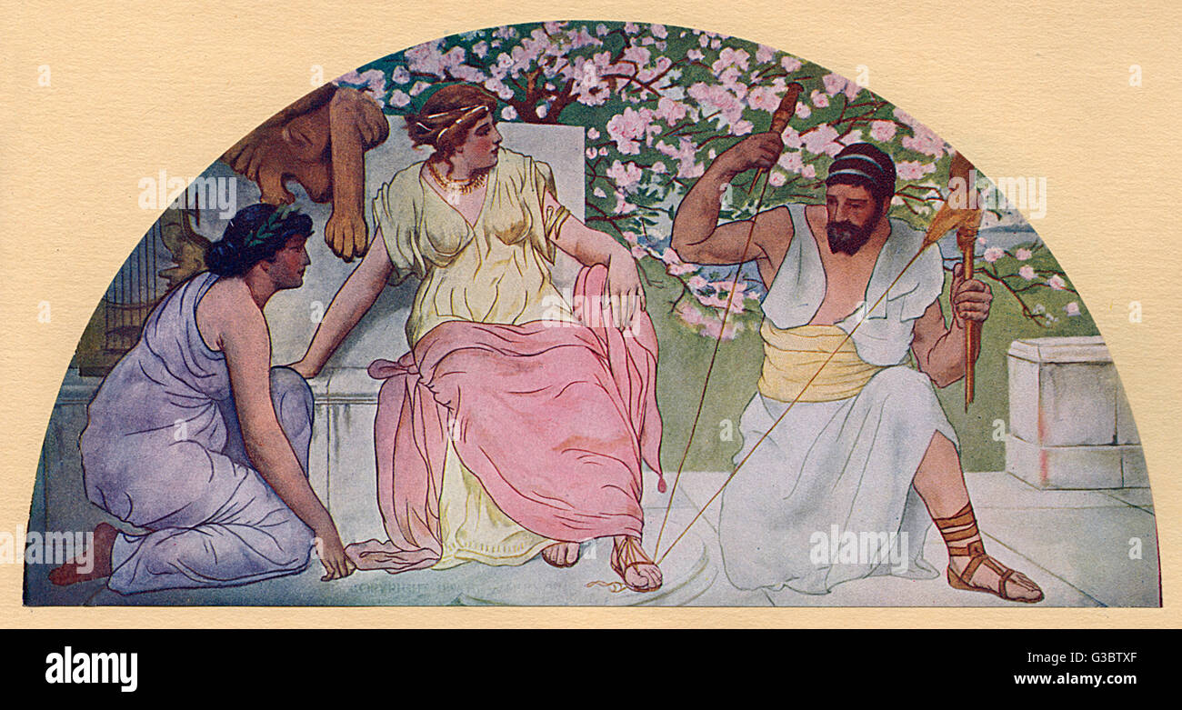 Washington DC, Etats-Unis - Mural de la Bibliothèque du Congrès - Hercules Banque D'Images