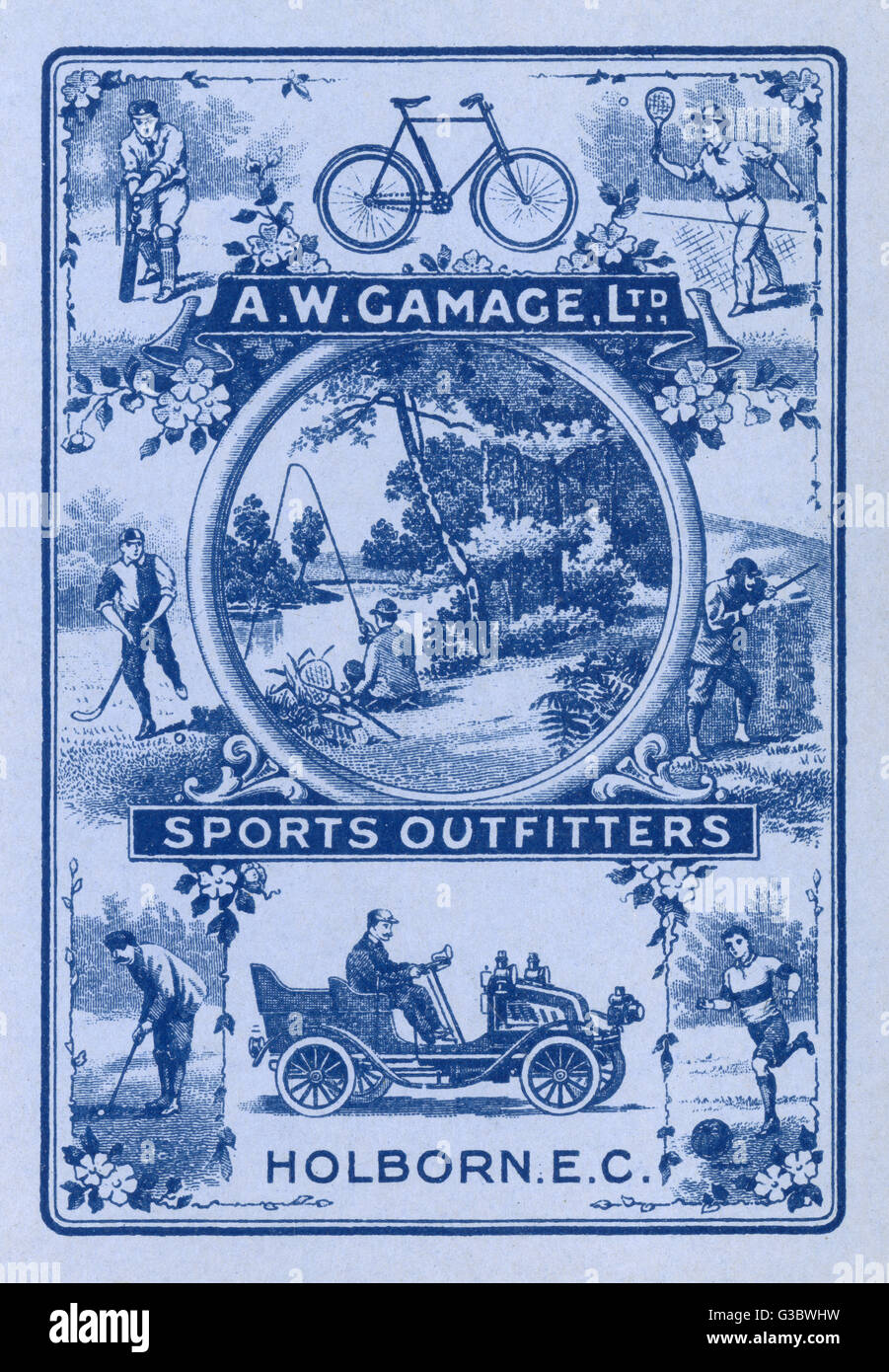 A W Gamage Ltd - Sports Outfitters de Holborn, Londres Banque D'Images