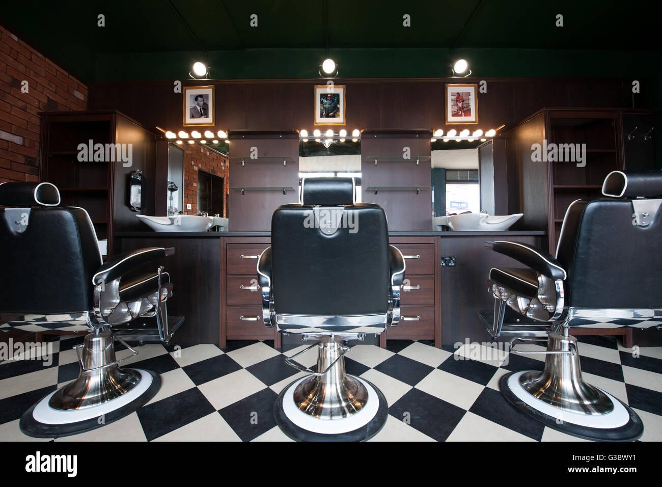 Coiffure rétro Banque D'Images