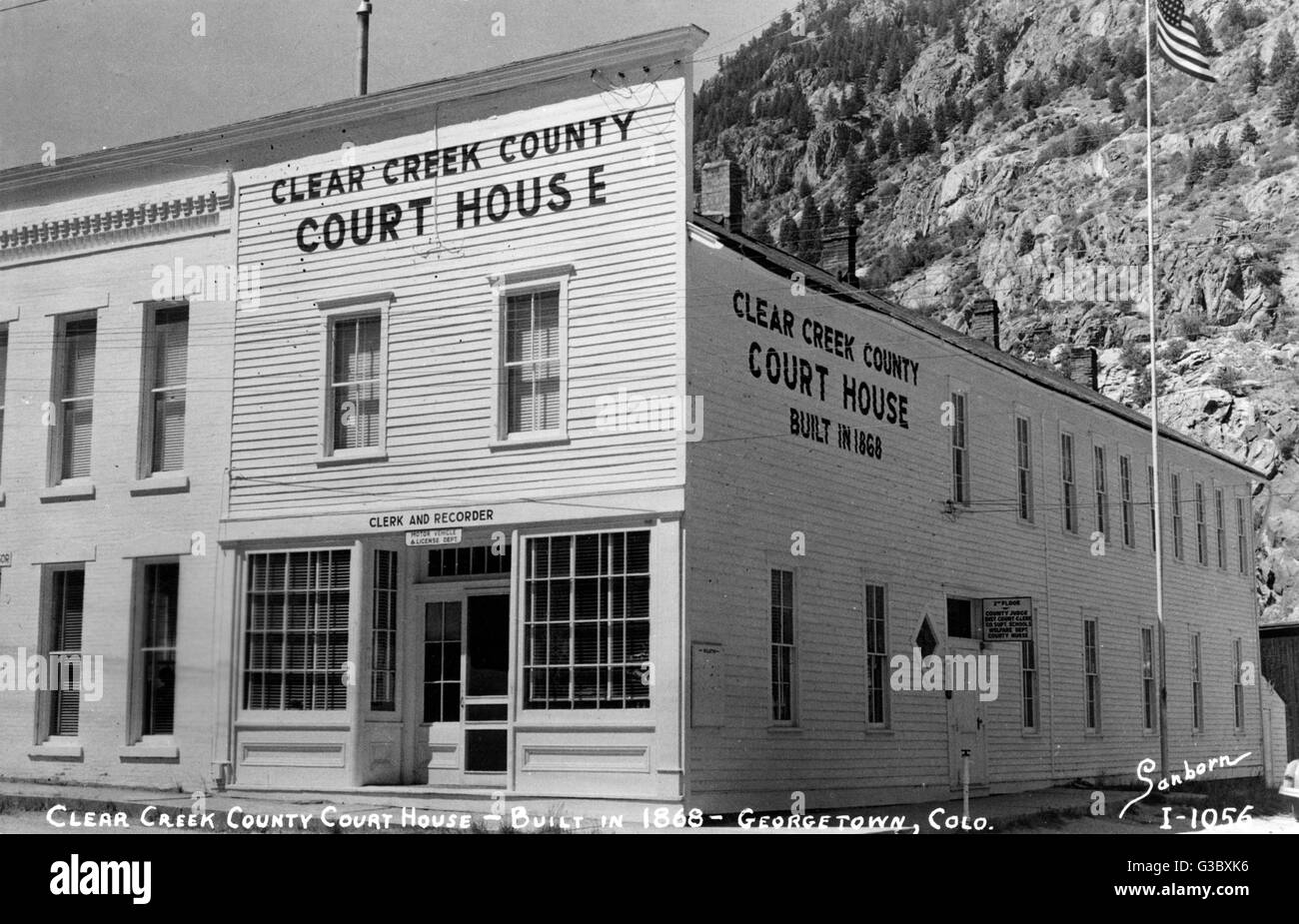 Clear Creek County court House, Georgetown, Colorado, États-Unis Banque D'Images