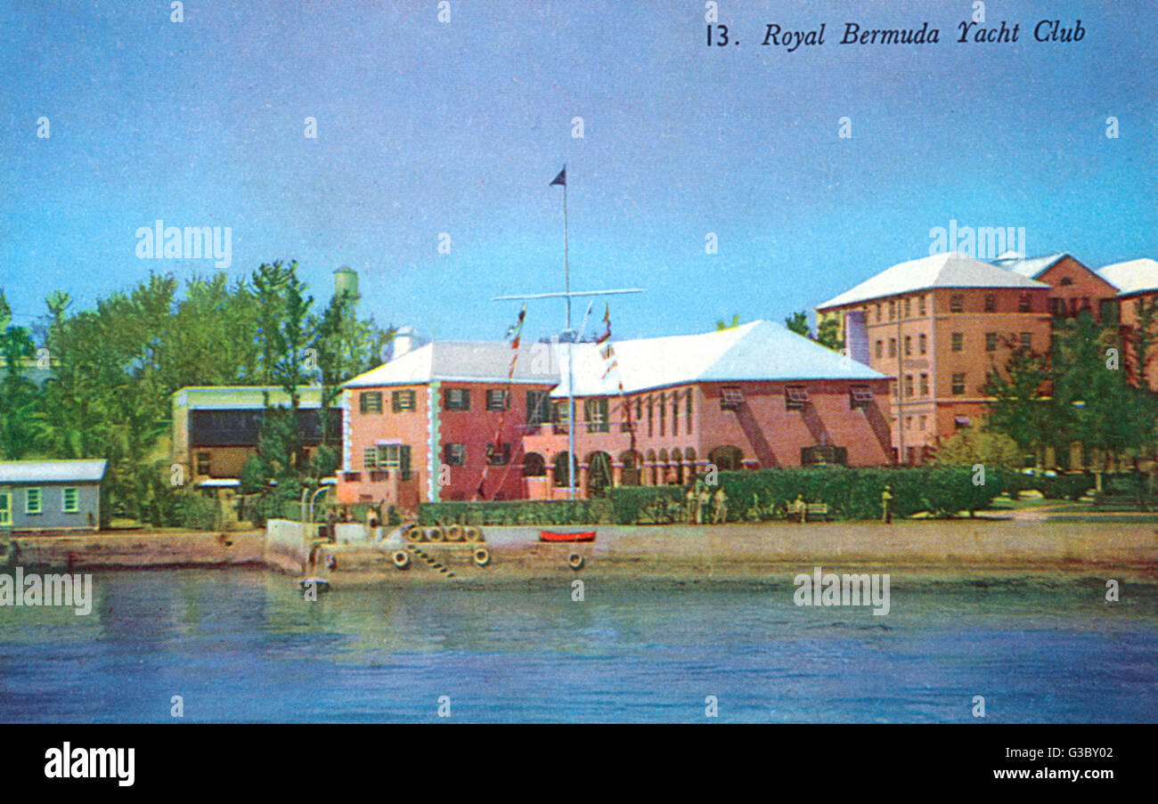 Bermudes, Royal Bermuda Yacht Club Banque D'Images