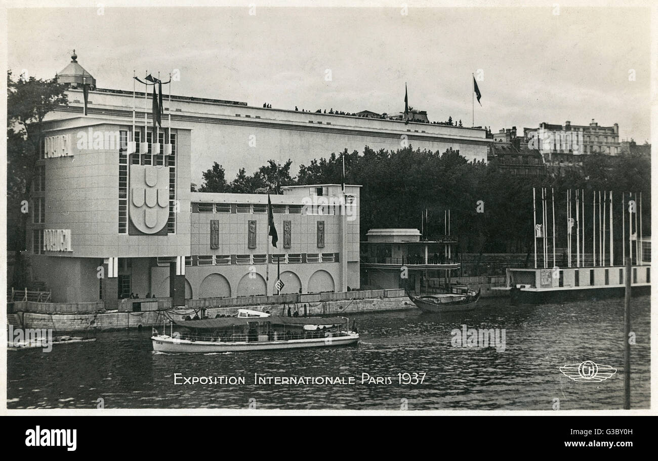 Exposition internationale à Paris - Pavillon du Portugal Banque D'Images