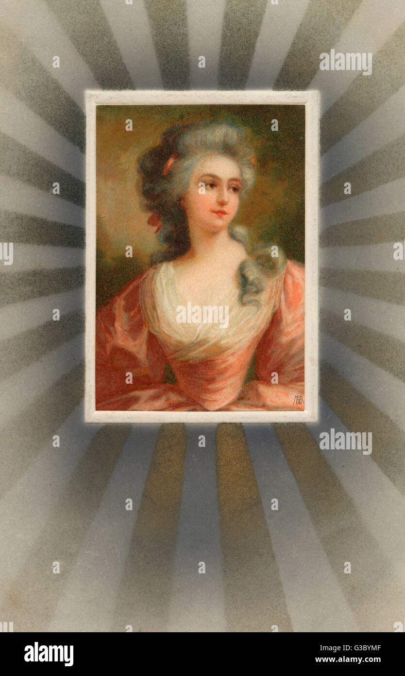 Fashion 18th Century Hair Style Banque d'image et photos - Alamy