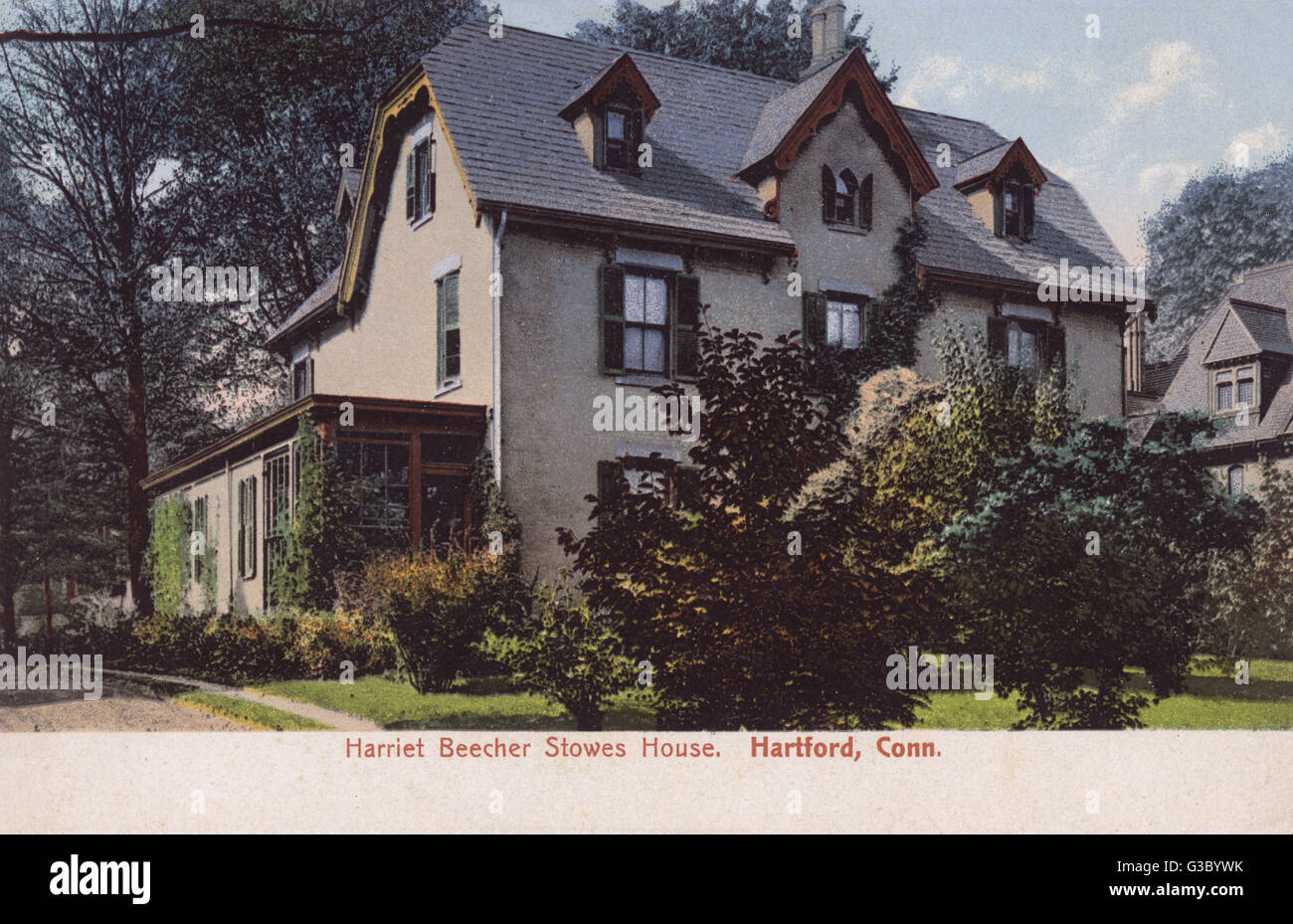 Stade de Harriet Beecher Stowe, Hartford, Connecticut, États-Unis Banque D'Images