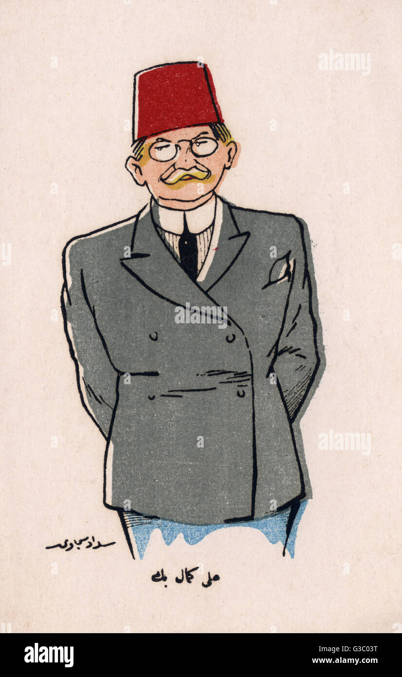 Ali Kemal Bey (1867-1922) - Parti libéral Journaliste Ottoman et ministre de l'intérieur. Le grand-père paternel de l'homme politique britannique Stanley Johnson et grand-père de Boris Johnson, Rachel Johnson, et Jo Johnson. Date : vers 1910 Banque D'Images