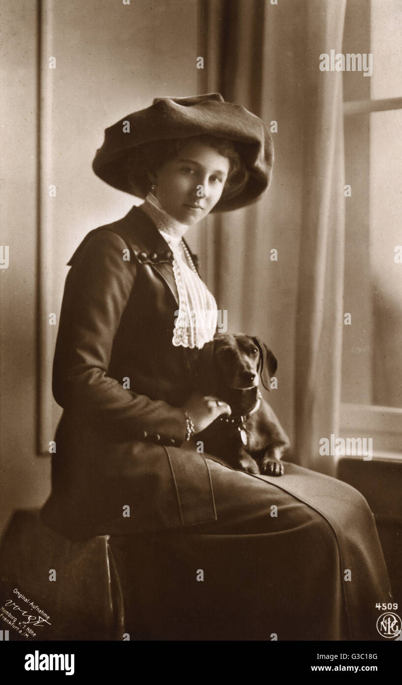 Princesse Viktoria Luise, fille de Wilhelm II Banque D'Images