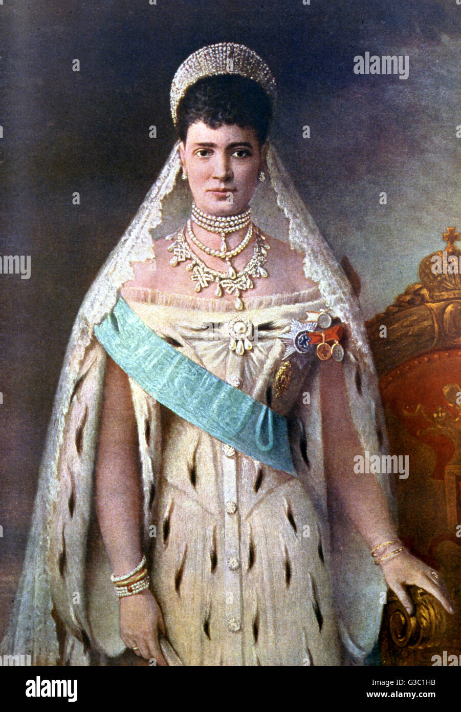 Empress Maria Feodorovna De Russie Banque D'Images