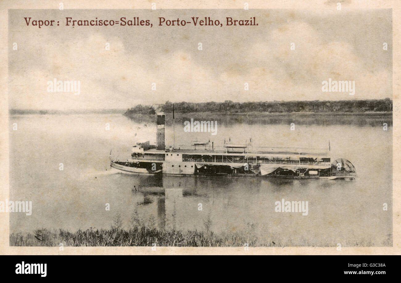 Vapeur Francisco salles - Porto-Velho, Brésil Banque D'Images