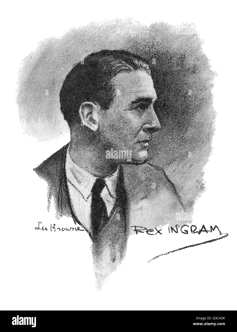 Rex Ingram, réalisateur, producteur, écrivain et acteur Banque D'Images