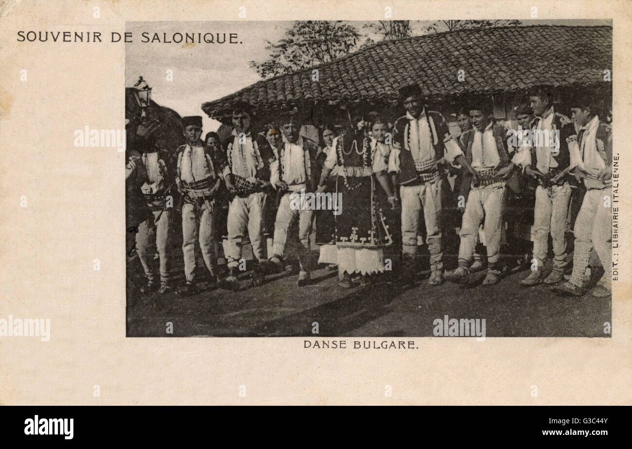 Thessalonique, Grèce - danse traditionnelle bulgare Banque D'Images