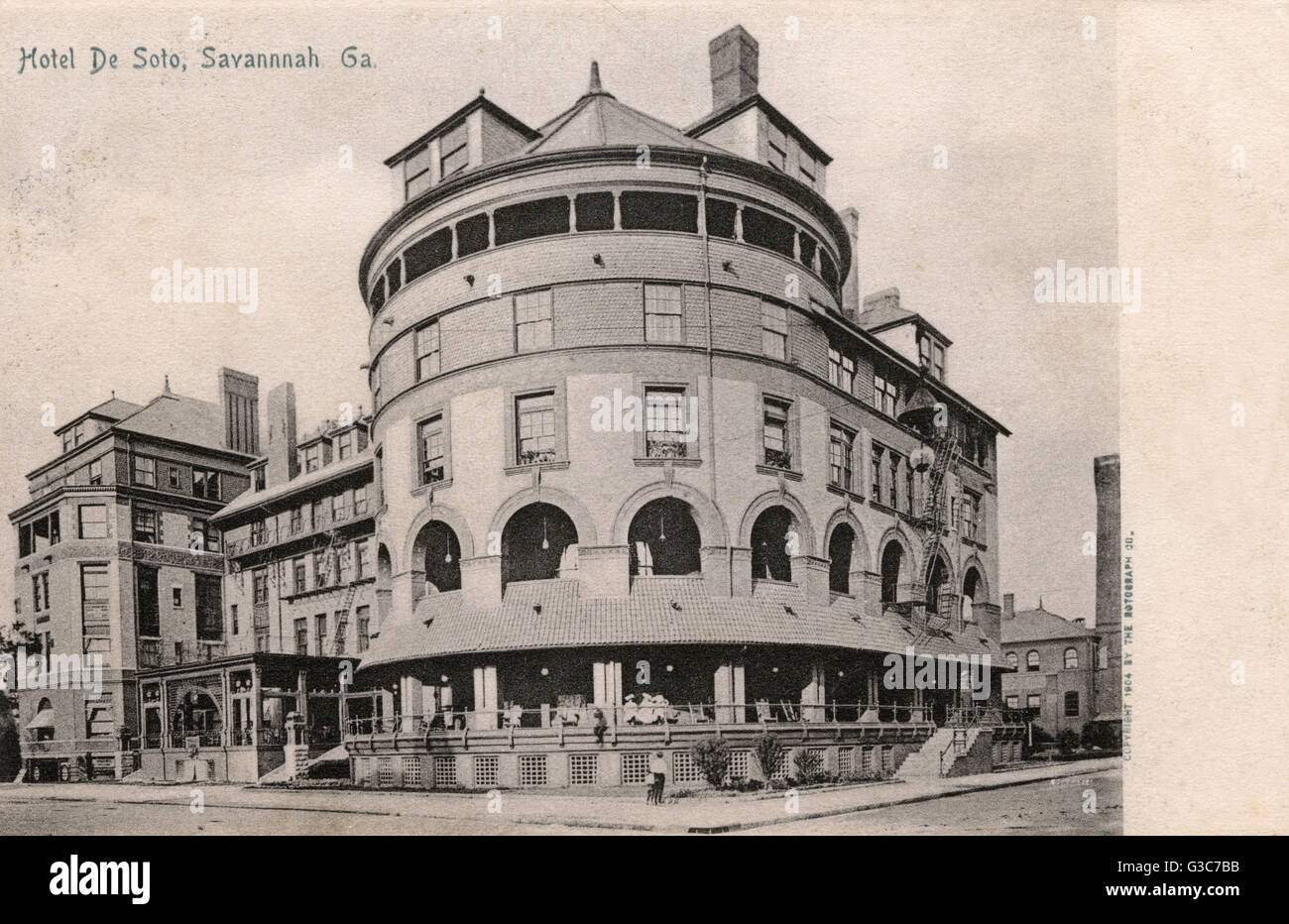 Hotel de Soto, Savannah, Géorgie, Etats-Unis Banque D'Images