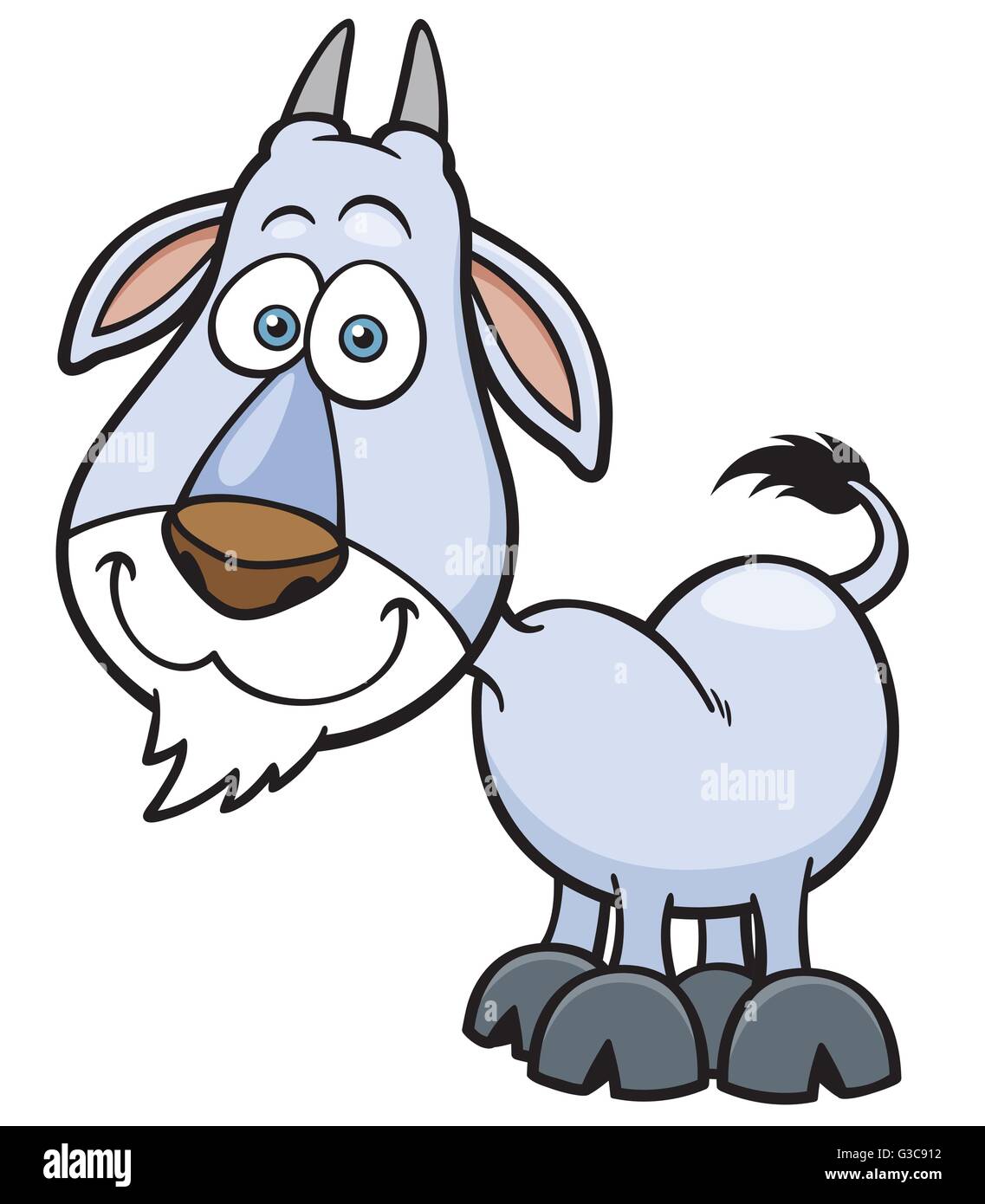 Illustration Vecteur De Dessin Anime De Chevre Image Vectorielle Stock Alamy