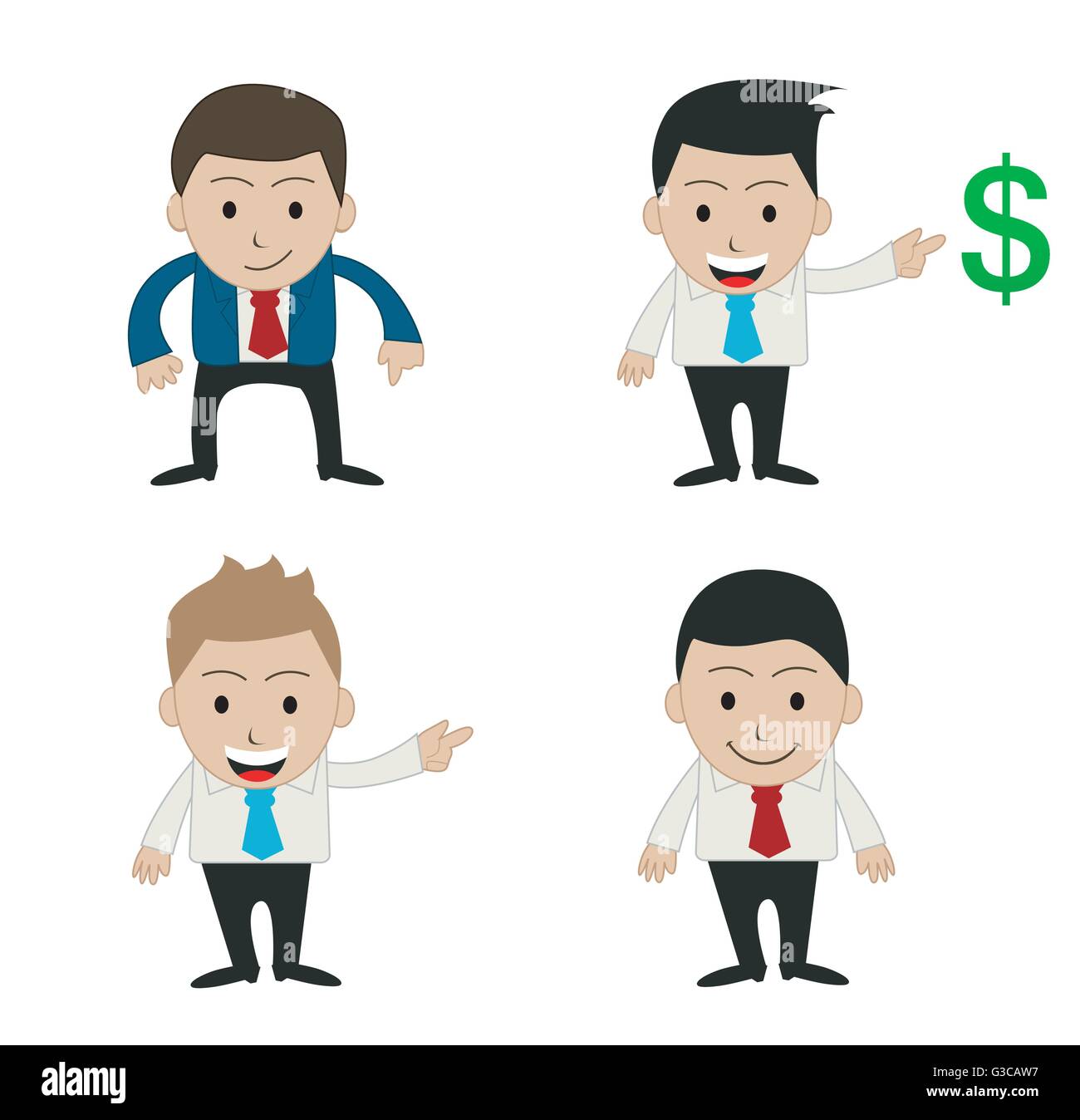 Office de businessman Illustration de Vecteur