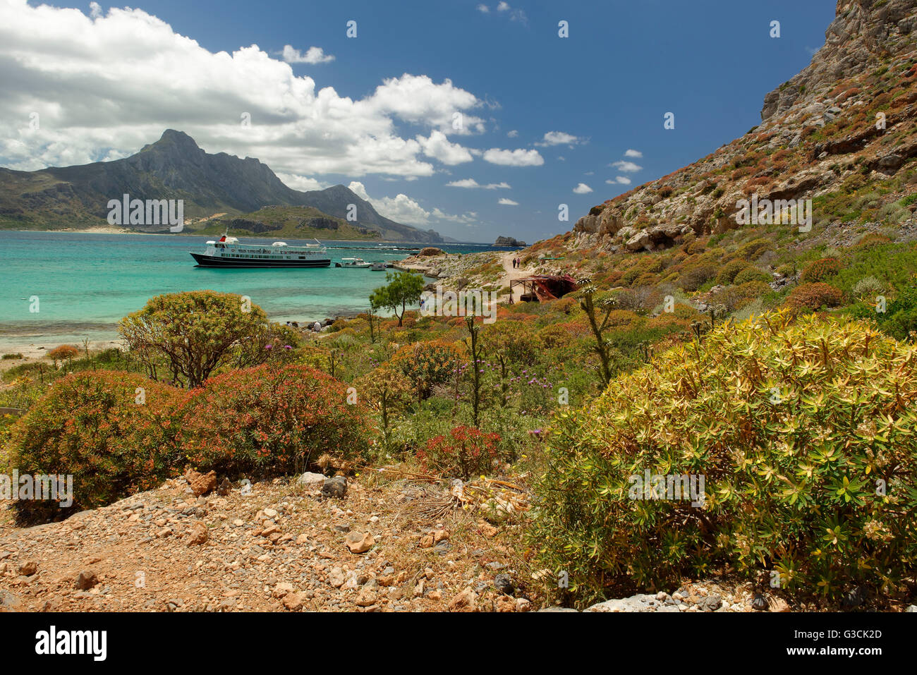 D'Imeri Gramvousa, Crète l'île de Crète, Grèce Banque D'Images