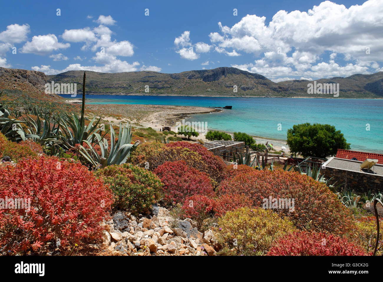 D'Imeri Gramvousa, Crète l'île de Crète, Grèce Banque D'Images