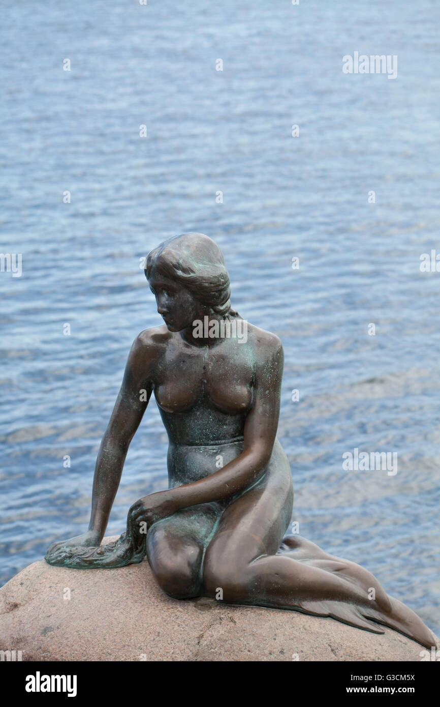 La petite sirène, Copenhague Banque D'Images