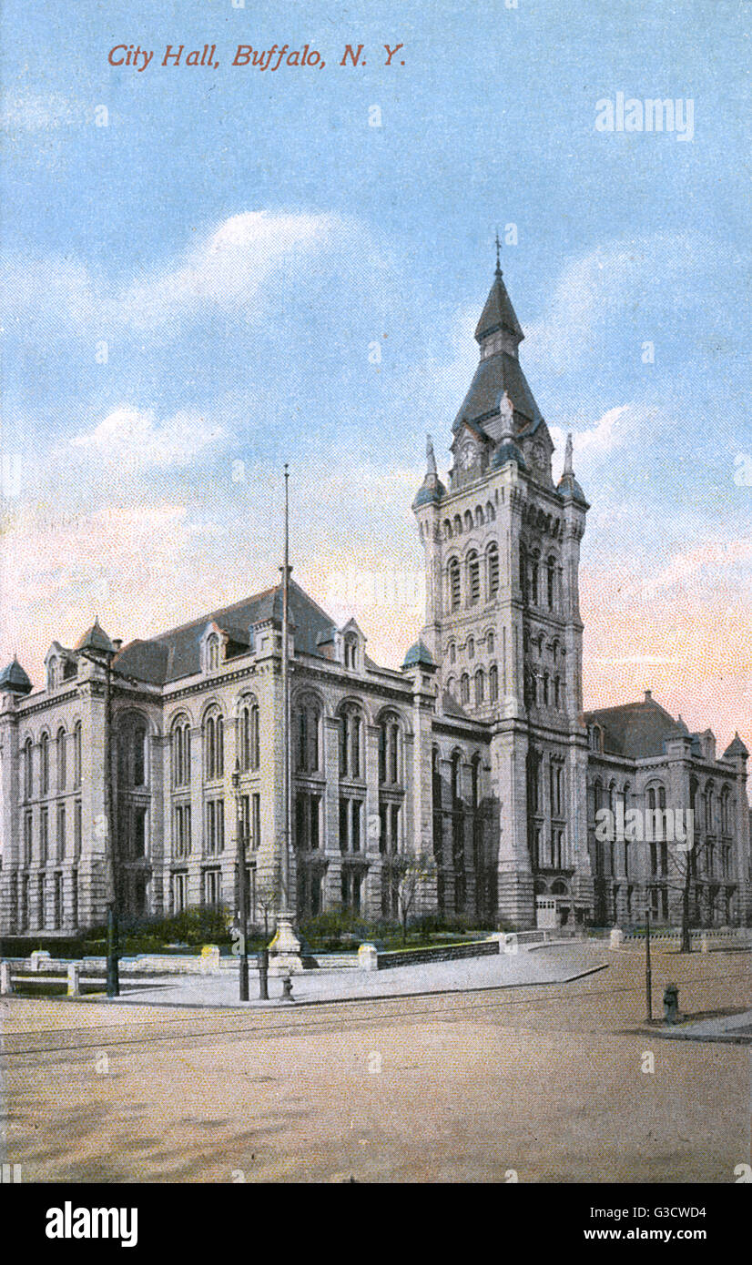 Hôtel de ville, Buffalo, État de New York, États-Unis Banque D'Images