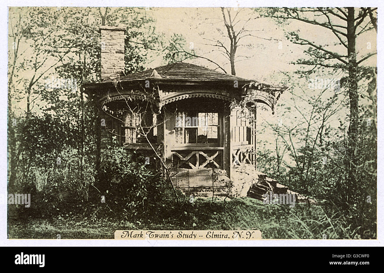 Mark Twain's Study, Elmira, État de New York, États-Unis Banque D'Images