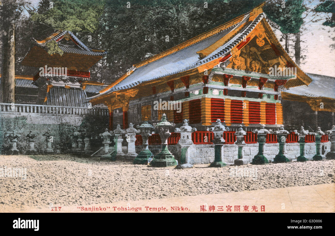 Nikko, Japon, Mausolée de Shogun Tokugawa Ieyasu (Tosho-gu) Banque D'Images