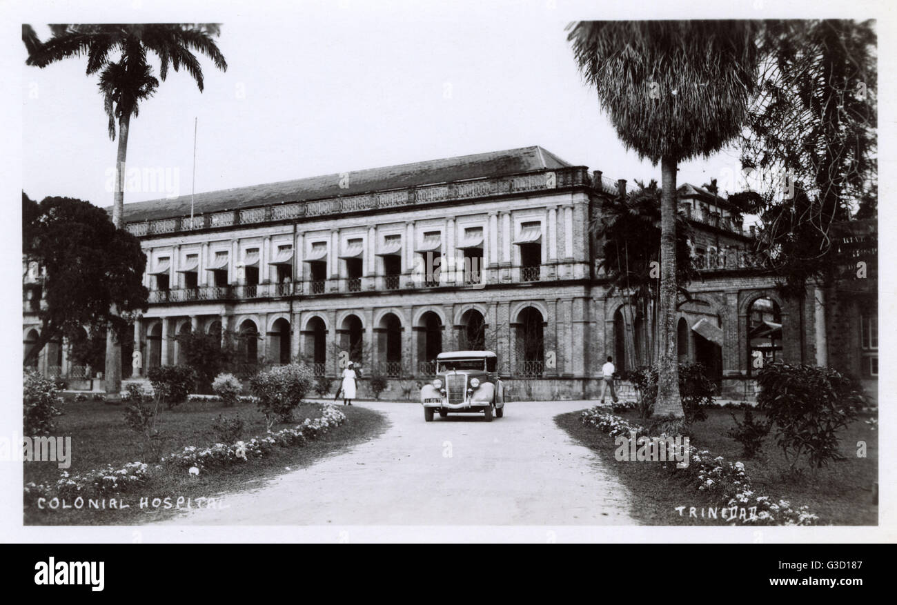 Colonial Hospital, Port of Spain, Trinidad, Antilles Banque D'Images