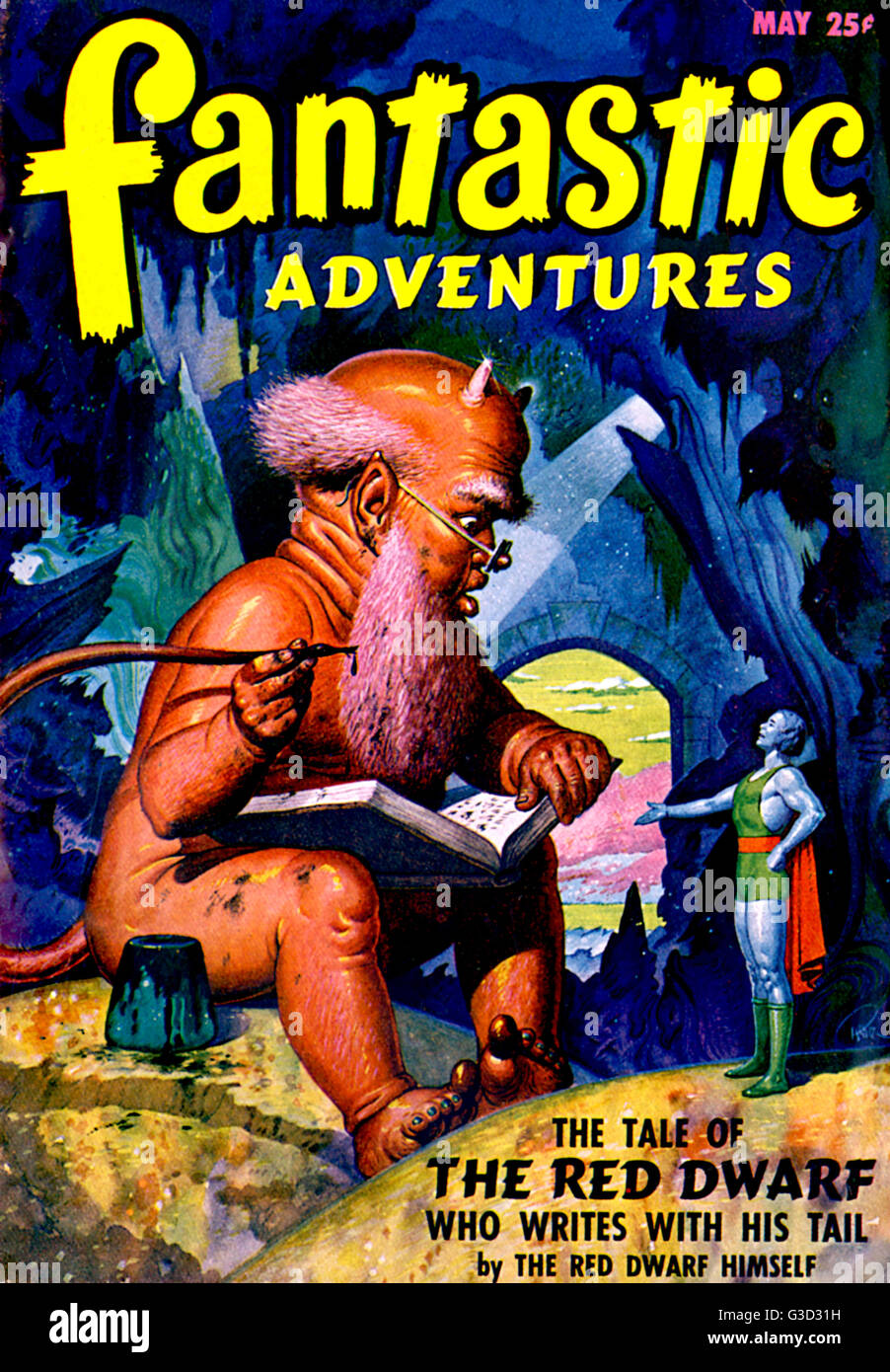 Aventures fantastiques - le Tale de la naine rouge Banque D'Images