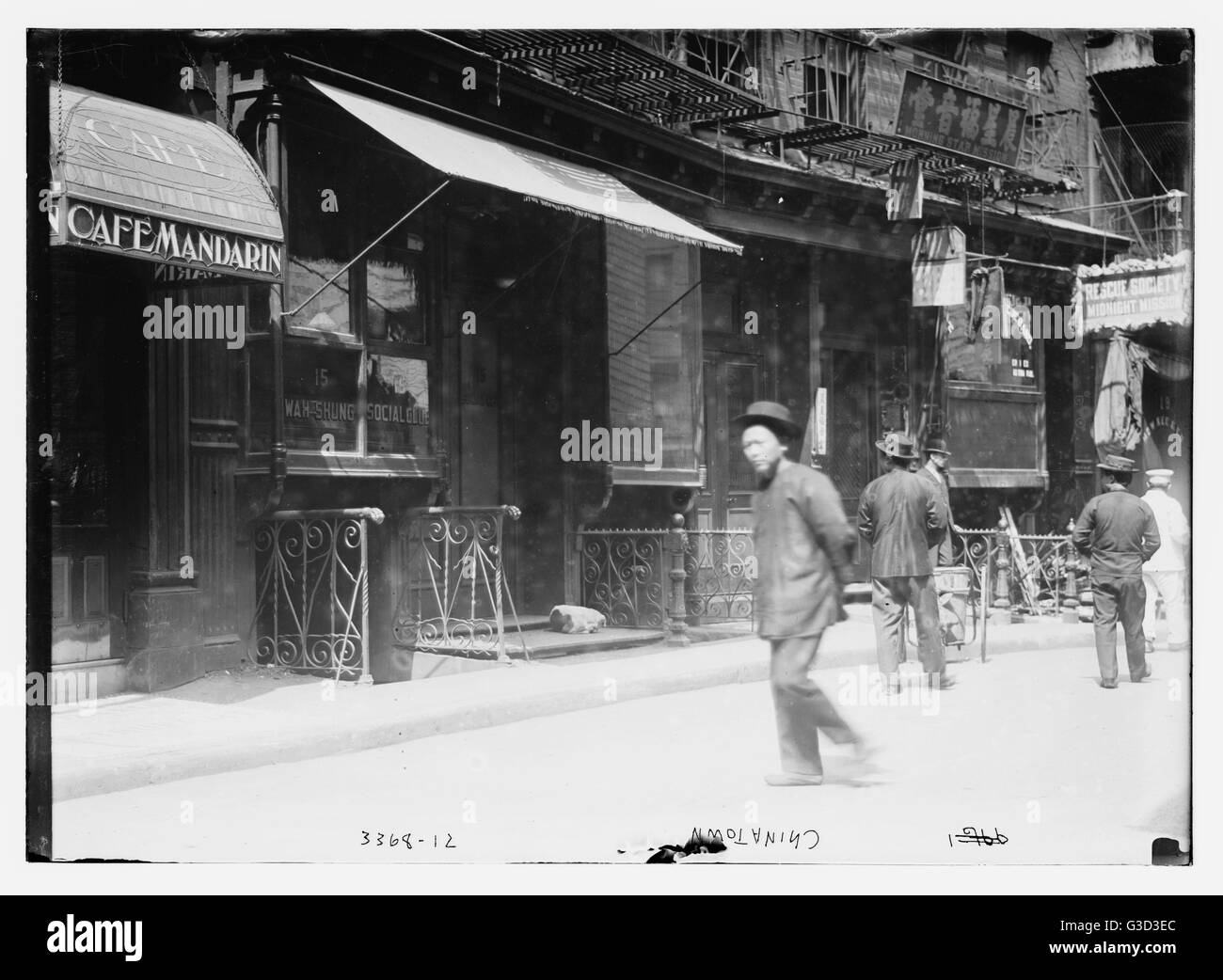 Scène de rue à Chinatown, New York Banque D'Images