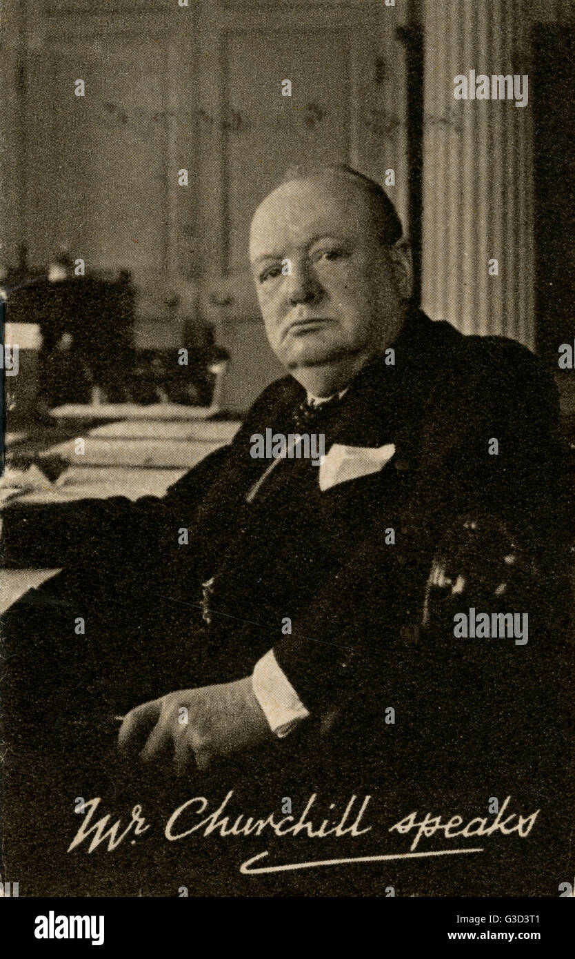 Winston churchill portrait Banque de photographies et d’images à haute ...