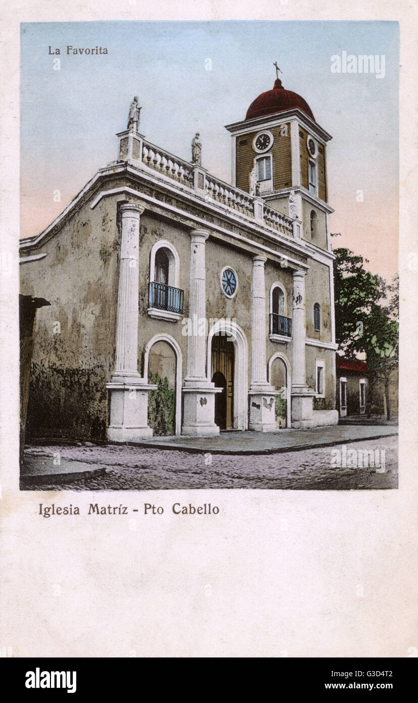 Iglesia Matriz, Puerto Cabello, Venezuela, Amérique centrale Banque D'Images