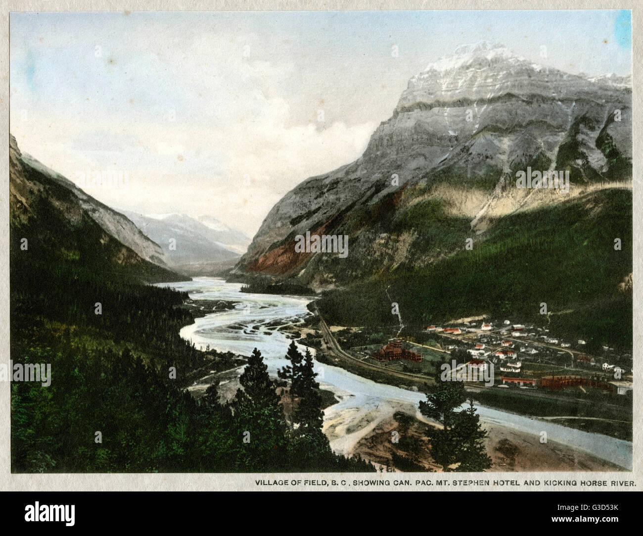 Canada - Kicking Horse River, sud-est de la Colombie-Britannique Banque D'Images