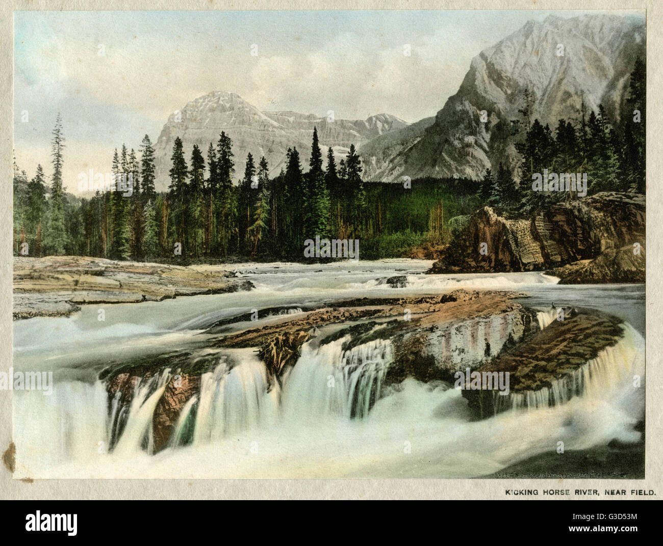 Canada - Kicking Horse River, sud-est de la Colombie-Britannique Banque D'Images