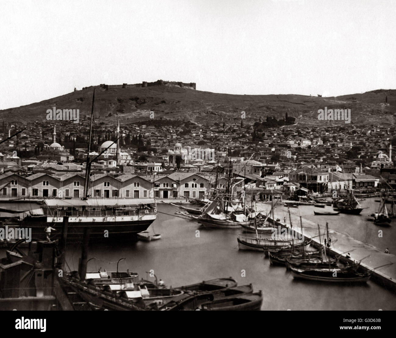 Smyrna, Turquie vers 1890 Banque D'Images