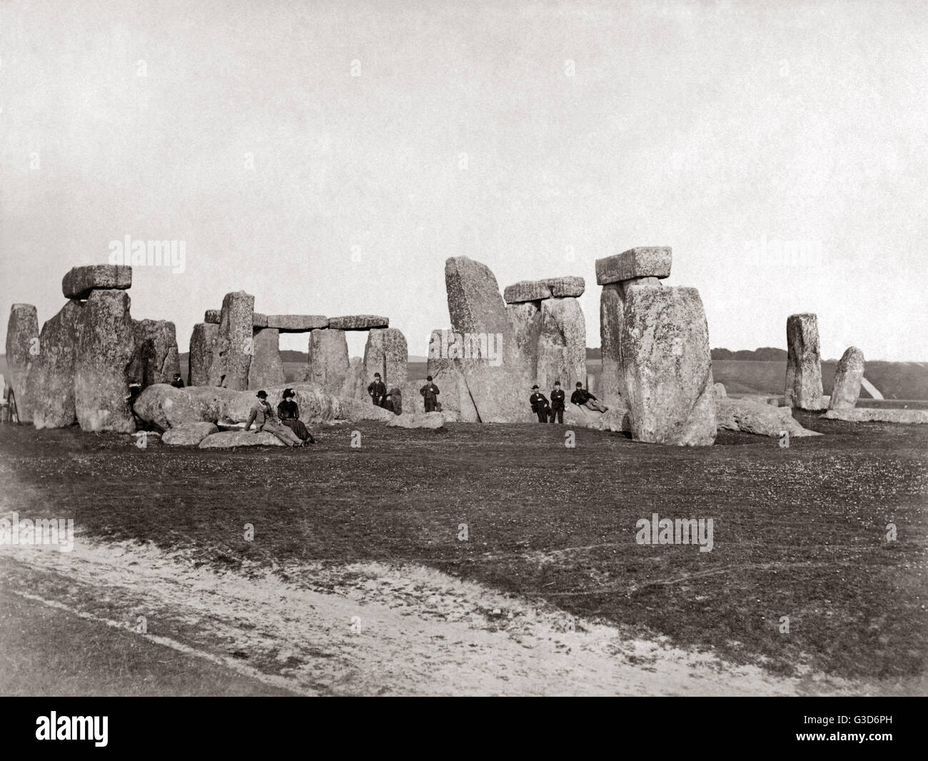 Stonehenge, vers 1880 Banque D'Images