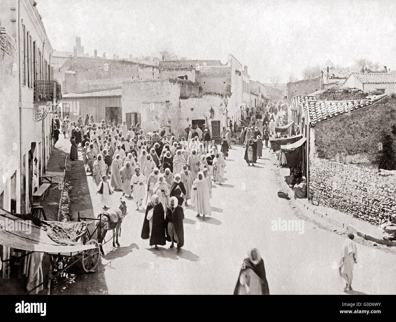 Procession, Algérie, vers 1890 Banque D'Images