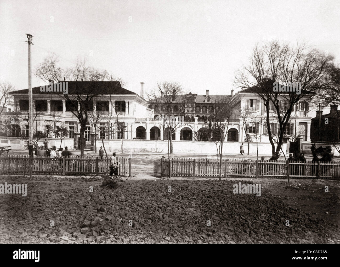 Astor House, Shanghai, Chine, vers 1890 Banque D'Images