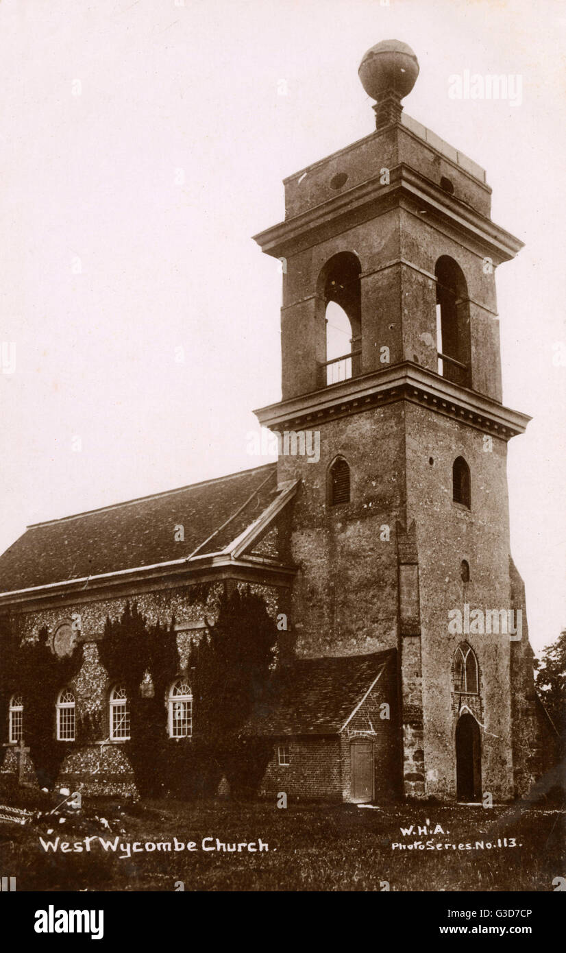 Église Saint-Laurent, West Wycombe Banque D'Images