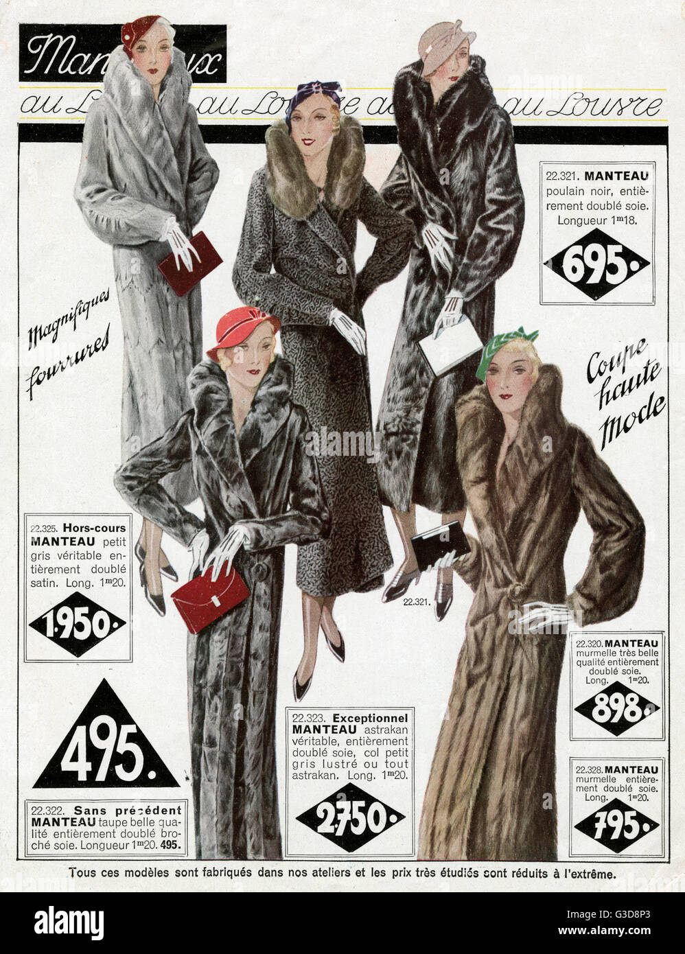 Catalogue de v tements de mode page 1932 Photo Stock Alamy