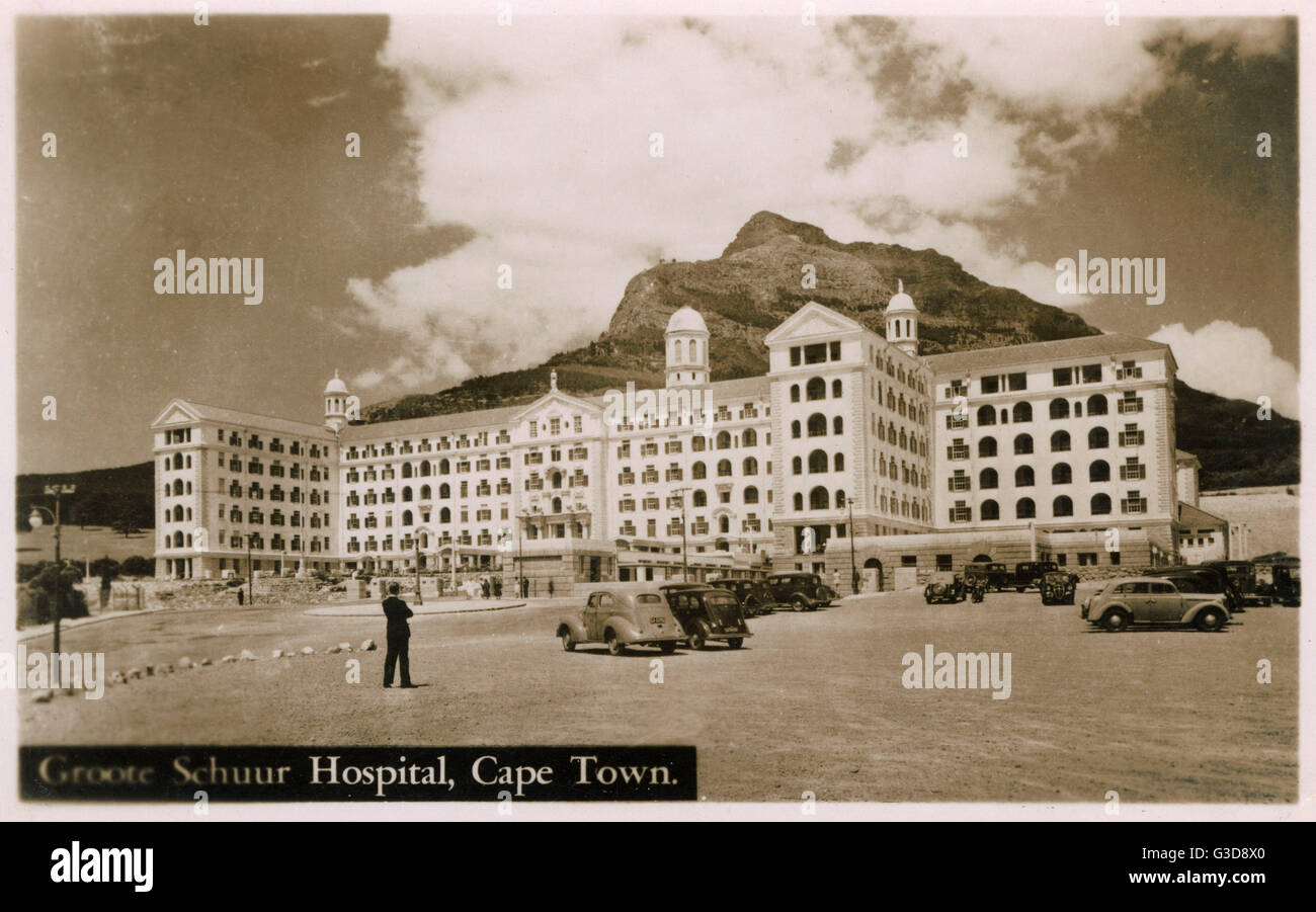 Groote Schuur Hospital, Le Cap, Afrique du Sud Banque D'Images