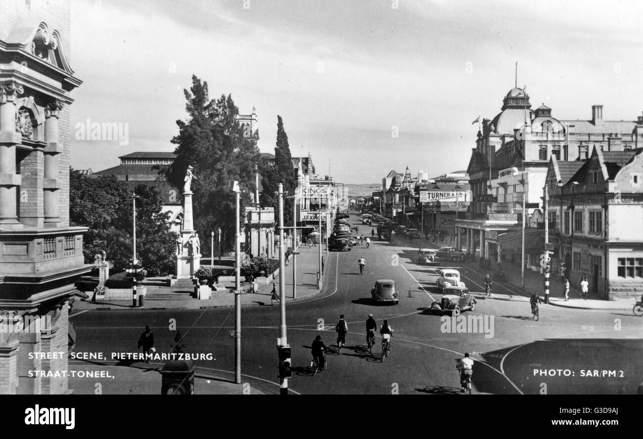 Church Street, Pietermaritzburg, Natal, Afrique du Sud Banque D'Images