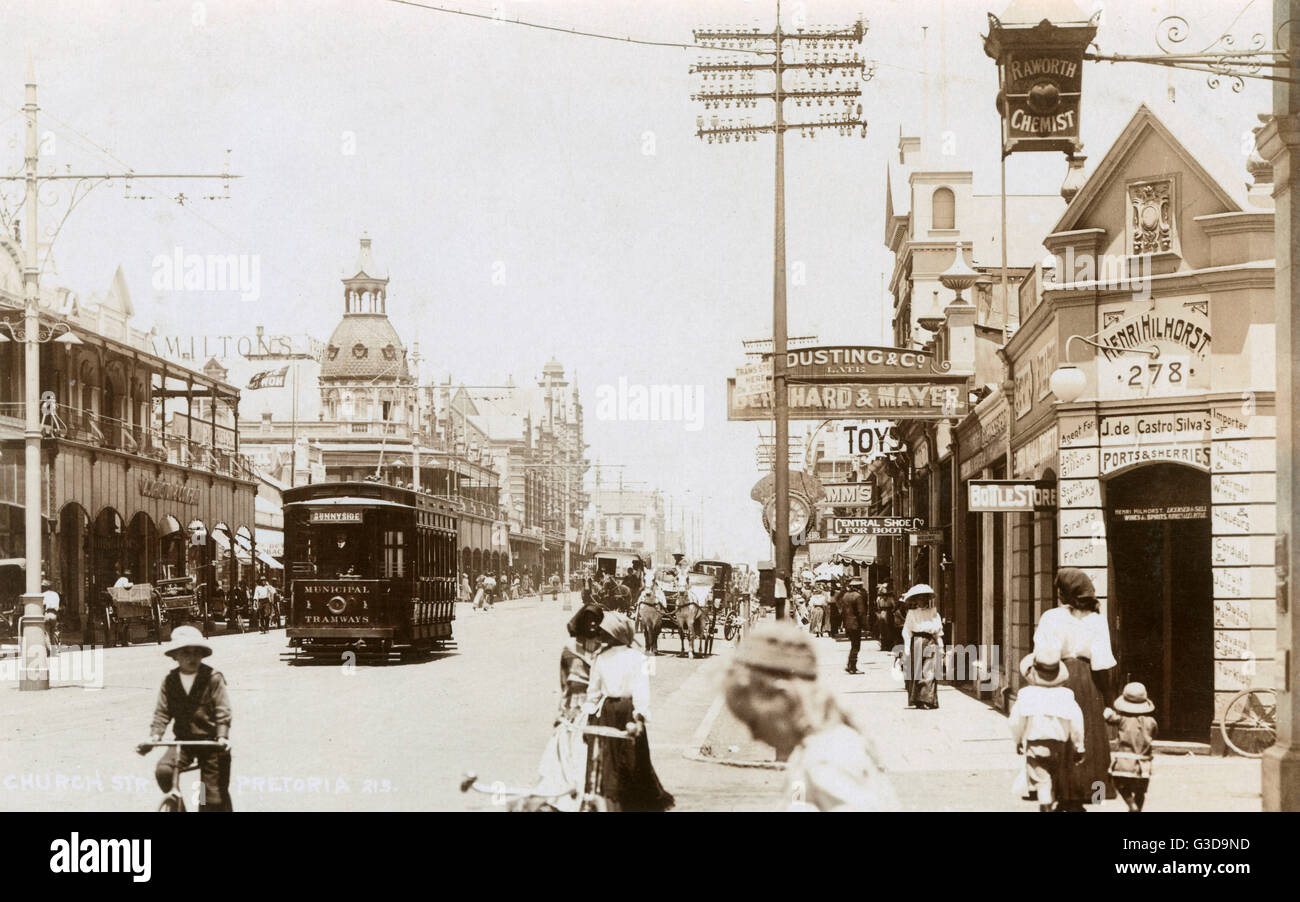 Church Street, Pretoria, Transvaal, Afrique du Sud Banque D'Images