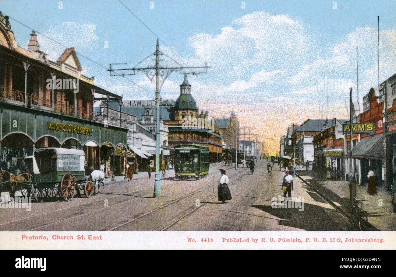 Church Street East, Pretoria, Transvaal, Afrique du Sud Banque D'Images